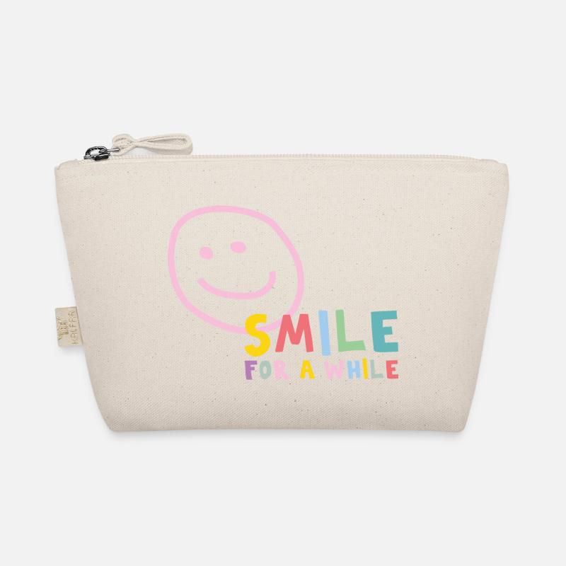 Smile for a while – gute Laune Bio-Täschchen