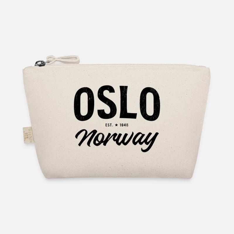 Oslo Norwegen Vintage Design Bio-Täschchen