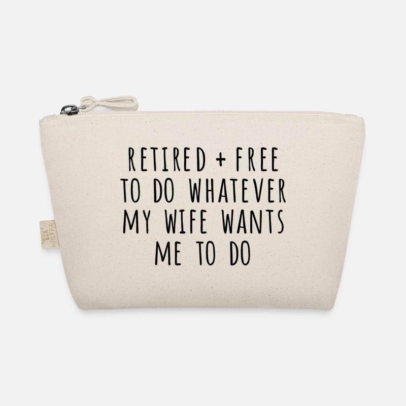 Retired And Free - Organic Pouch - nature