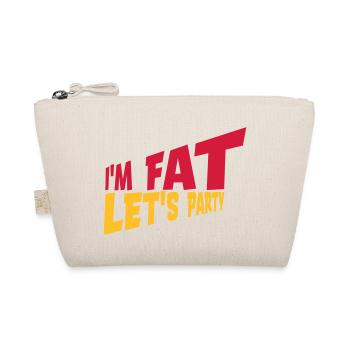 im fat lets party - Bio-Täschchen - Natur - Vorne
