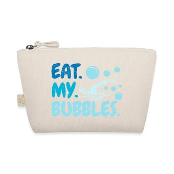 Eat My Bubbles Schwimmteam Schwimmer Lustig Schwim - Bio-Täschchen - Natur - Vorne