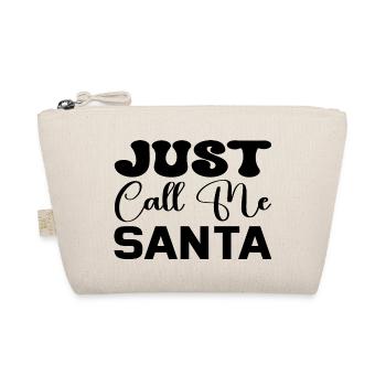 Just call me Santa - Bio-Täschchen - Natur - Vorne