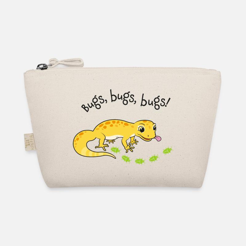 Leopard gecko with delicacies Organic Pouch