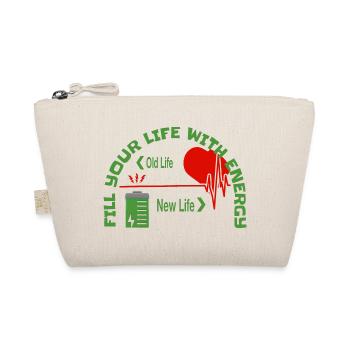 Fill your life with energy - Organic Pouch - nature - Front