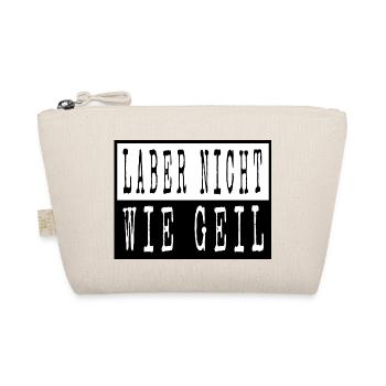 cool geburtstagsgeschenkidee spruch bday statement - Bio-Täschchen - Natur - Vorne