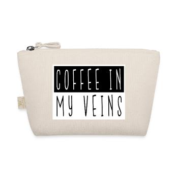 Statement Caffeine Funny Quote Coffee Lover - Organic Pouch - nature - Front