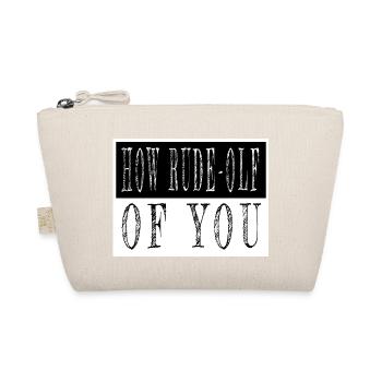 Dino Humor Happy Awesome Gift Baby Computer - Organic Pouch - nature - Front