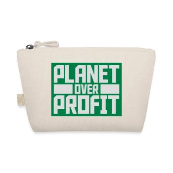 planet over profit Zitat - Bio-Täschchen - Natur - Vorne