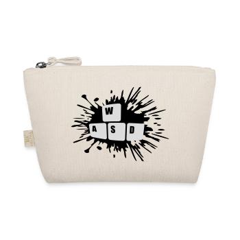 Keyboard Keys Gamer WASD - Organic Pouch - nature - Front