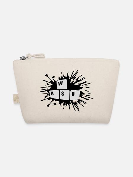 Touches de clavier Gamer WASD - Trousse biologique - nature - Devant