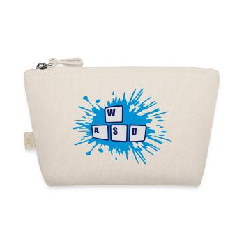 Gamer WASD Keyboard Keys - Organic Pouch - nature - Front