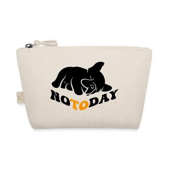 Bulldog Not Today - Organic Pouch - nature - Front