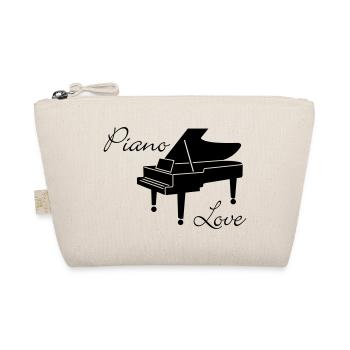 Piano love - Organic Pouch - nature - Front