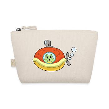 Turtle Submarine - Organic Pouch - nature - Front