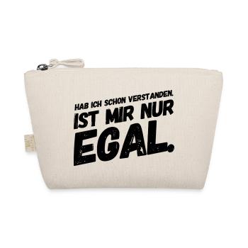 Hab ich schon verstanden, ist mir nur egal - Bio-Täschchen - Natur - Vorne