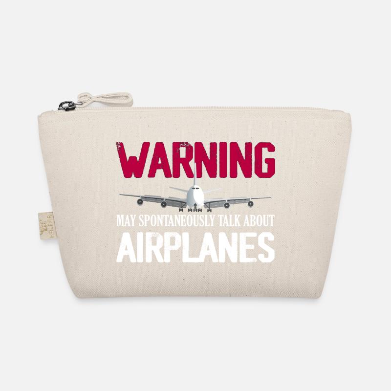 Warning May Spontaneously Talk About Airplanes Pil Bio-Täschchen