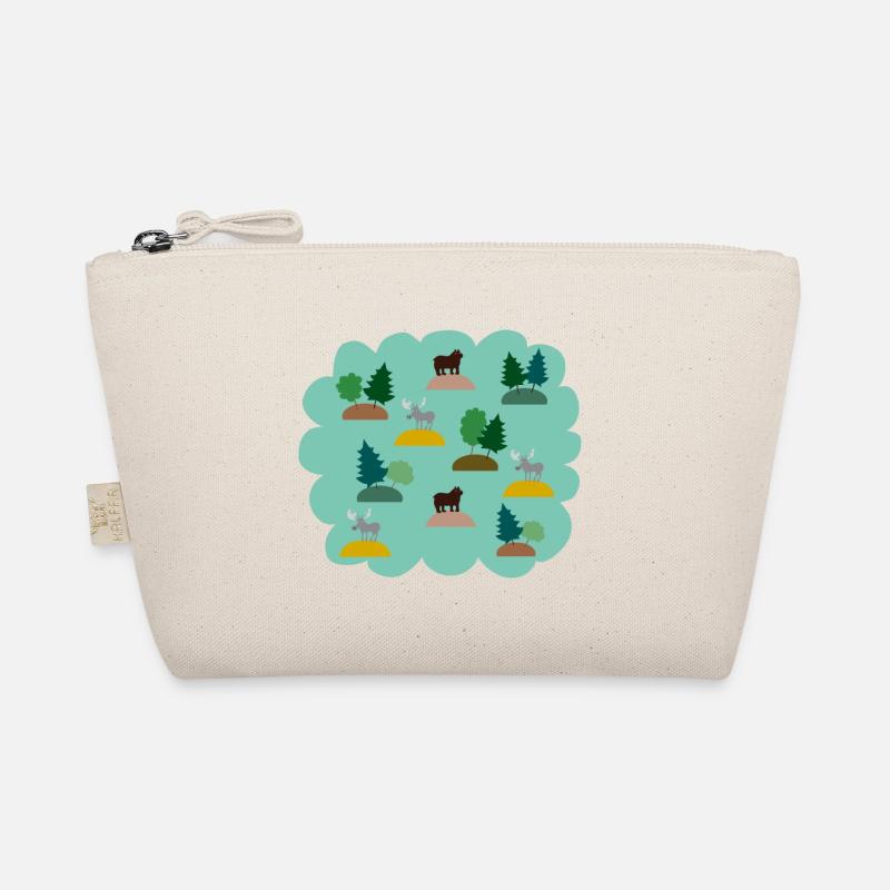 Nice bear and moose Organic Pouch