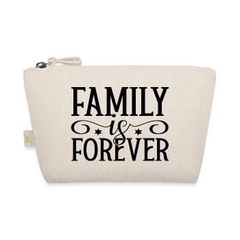 Family Is Forever - Bio-Täschchen - Natur - Vorne