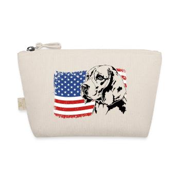 BEAGLE Amérique Flag Chiens Chien Wilsigns - Trousse biologique - nature - Devant