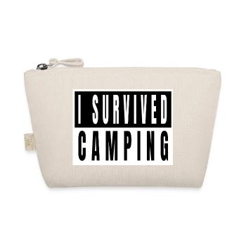 funny camping is in tents camping men campfires - Organic Pouch - nature - Front
