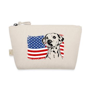Dalmatiens Amérique Flag Dogs Wilsigns - Trousse biologique - nature - Devant