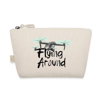 Flying Around Drone Flying Quadcopter Pilot RC Dro - Organic Pouch - nature - Front