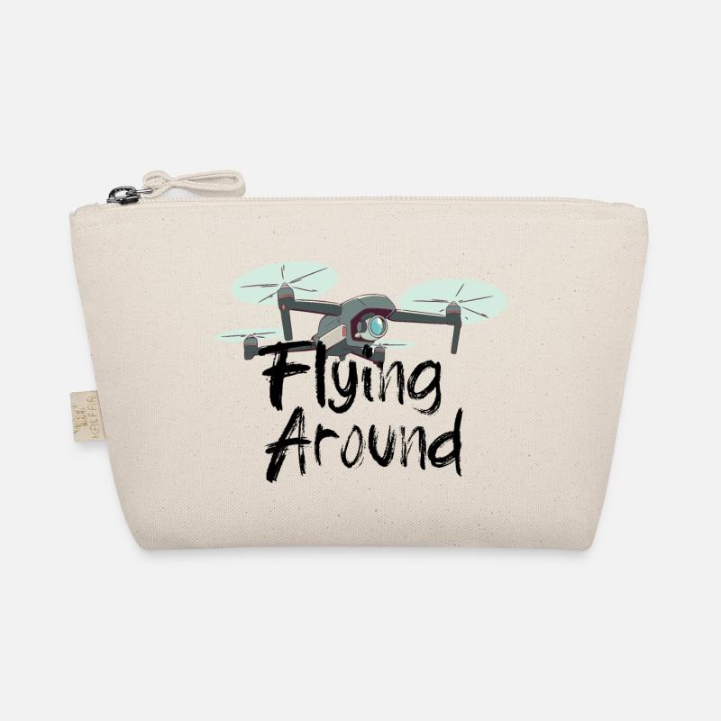 Flying Around Drone Flying Quadcopter Pilot RC Dro Organic Pouch