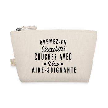 cadeau humour aide-soignante - Trousse biologique - nature - Devant