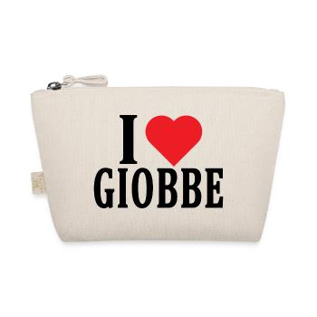 T-Shirt Ich liebe Giobbe T-Shirt Geschenkidee - Bio-Täschchen - Natur - Vorne