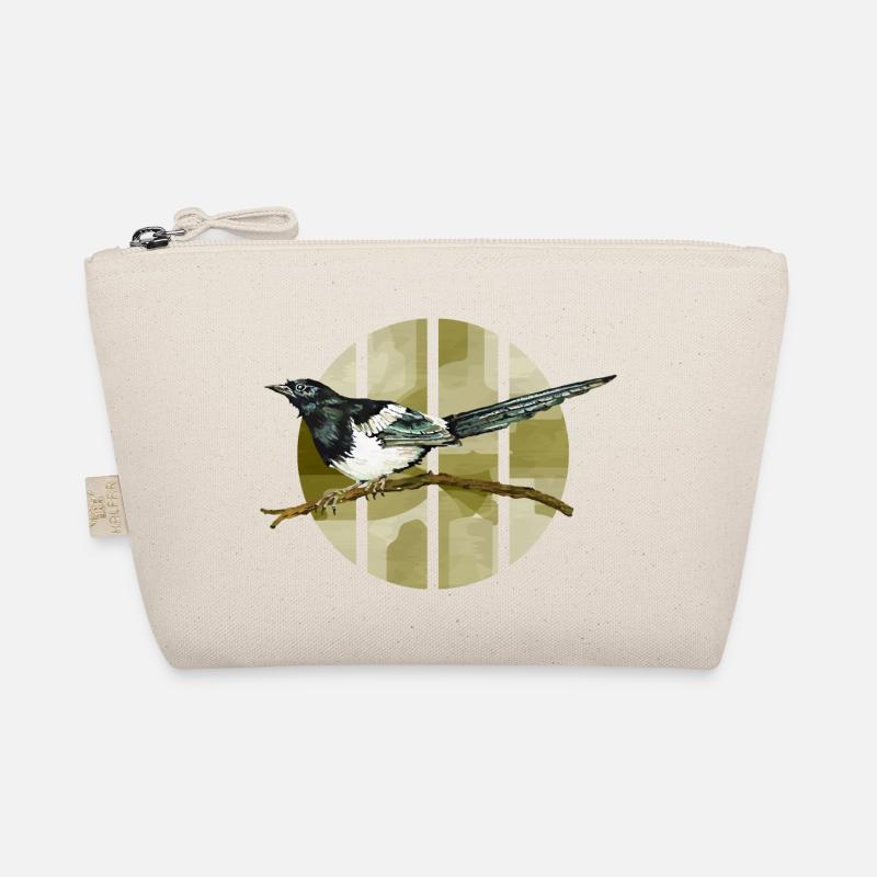 Bunter Vogel - Bio-Täschchen - Natur