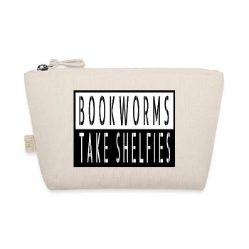 joke book humor typography readers geek book fan - Organic Pouch - nature - Front