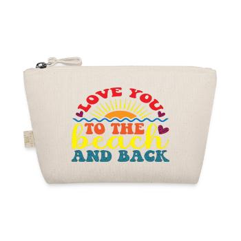 Love you to the Beach and back - Organic Pouch - nature - Front