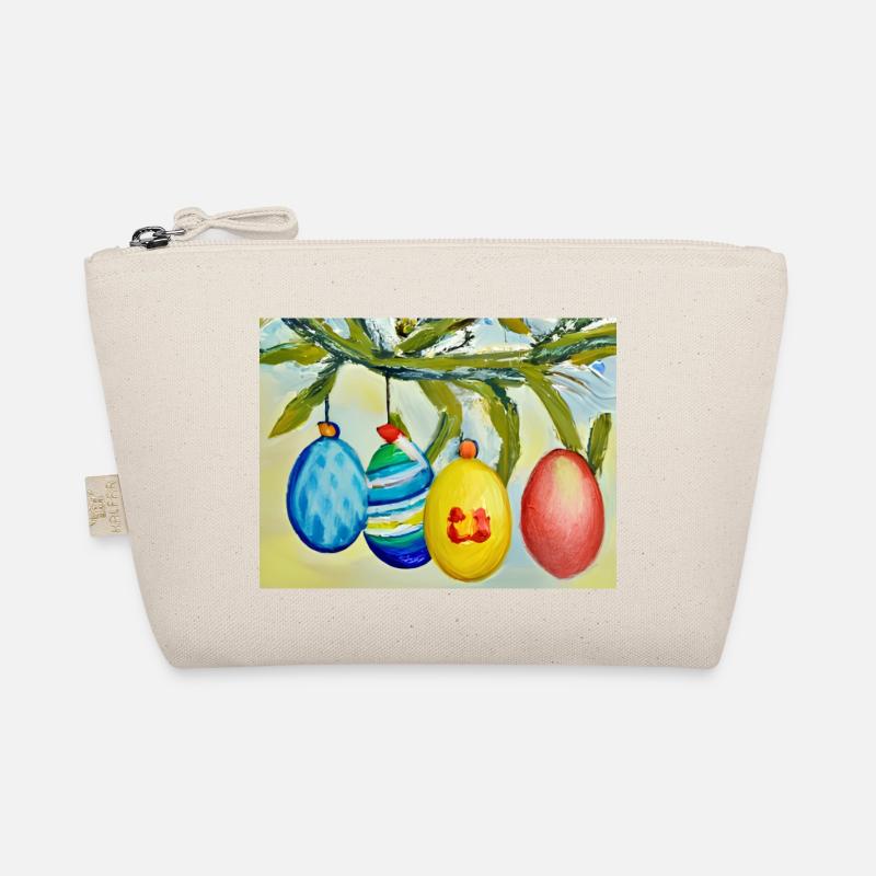 Bunter Eierzweig Bio-Täschchen