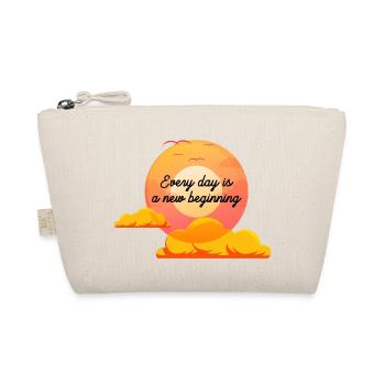 A new day is rising-inspiring-rising sun - Organic Pouch - nature - Front