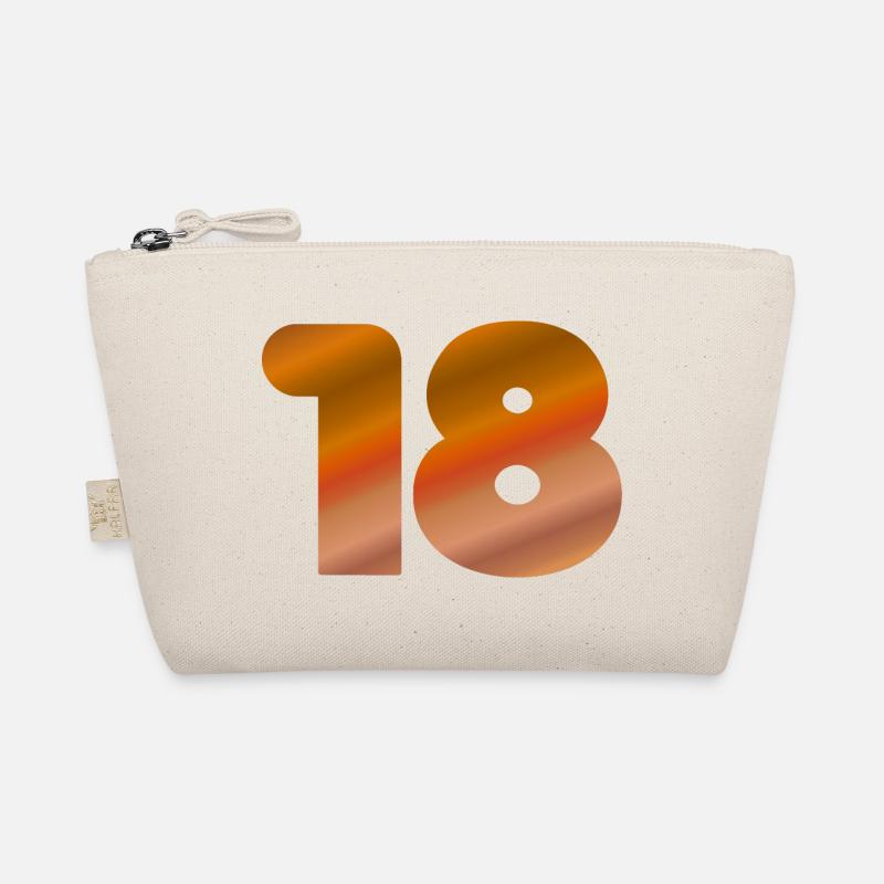 geburtstagsgeschenk 18, bege töne Bio-Täschchen
