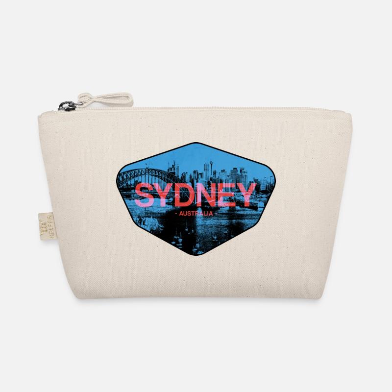 Sydney Skyline Neon Bio-Täschchen