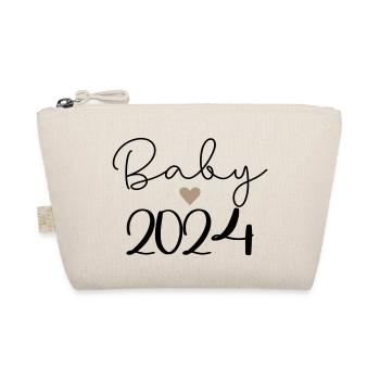 Baby 2024 2 - Bio-Täschchen - Natur - Vorne