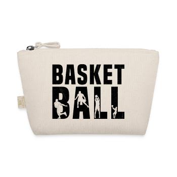 Basketball Player Gift, Player, Coach - Organic Pouch - nature - Front
