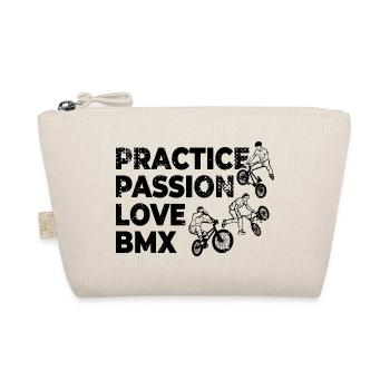 Practice Passion Love BMX - Organic Pouch - nature - Front