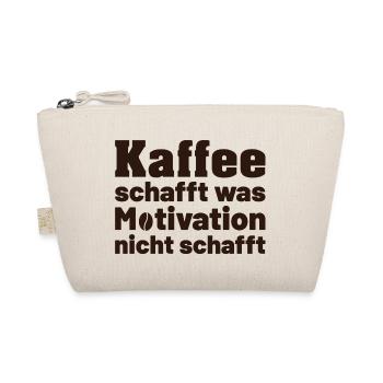 Kaffee schafft was Motivation nicht schafft - Bio-Täschchen - Natur - Vorne