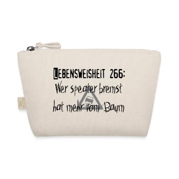 Lebensweisheit 266 - Bio-Täschchen - Natur - Vorne