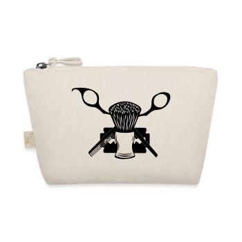 brosse à raser en ciseaux, lame de rasoir - Trousse biologique - nature - Devant