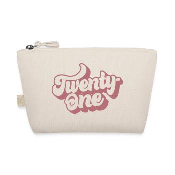 Twenty-One 21st Birthday For Women 21 Years Old - Organic Pouch - nature - Front