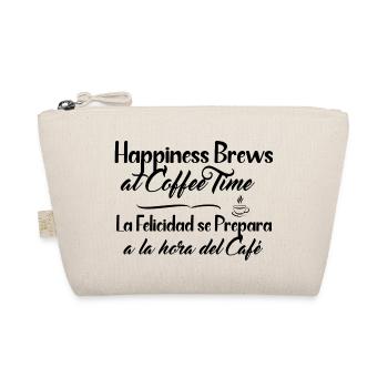 Happiness and Coffee Time - Espagnol et anglais - Trousse biologique - nature - Devant