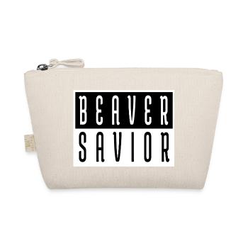 Gift Funny Quote Happy Funny Awesome - Organic Pouch - nature - Front