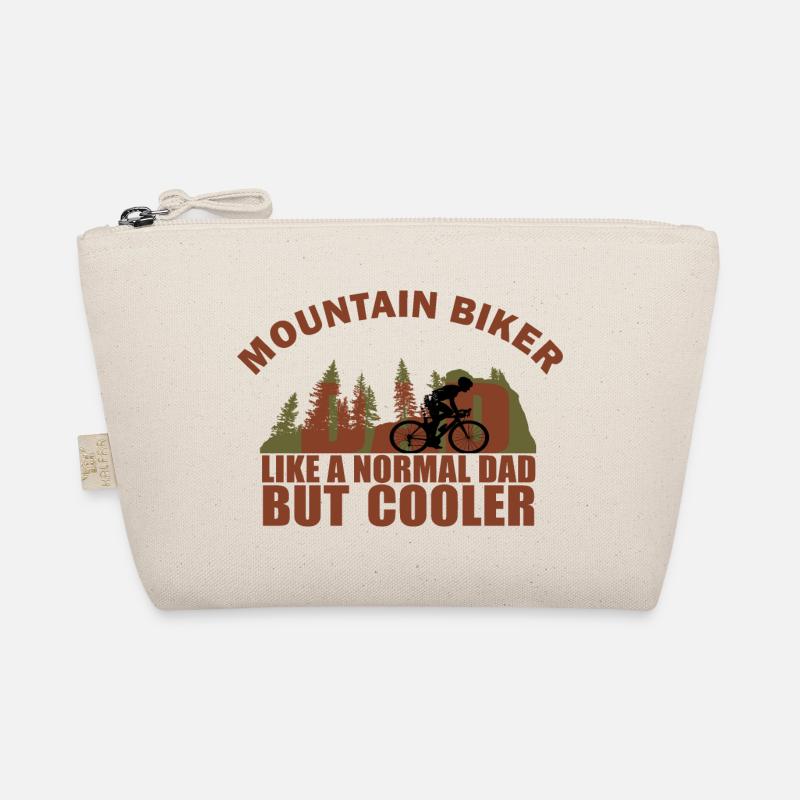 Mountainbike-Vater - Bio-Täschchen - Natur