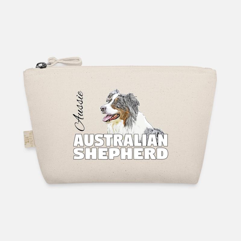 Australian Shepherd - Bio-Täschchen - Natur