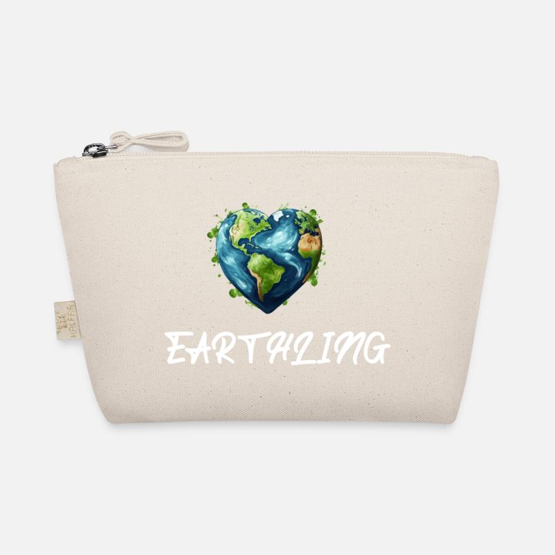 Earthling Weltbürger - Bio-Täschchen - Natur