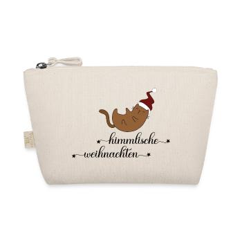 Geschenke zu Weihnachten für Katzenfreunde - Bio-Täschchen - Natur - Vorne