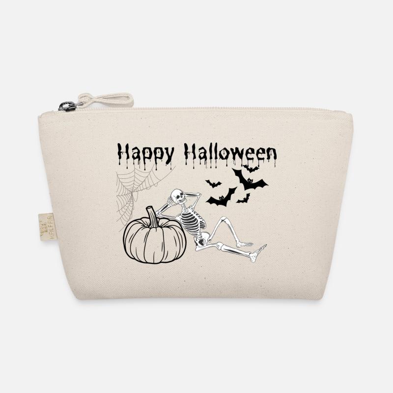 Happy Halloween 1 - Bio-Täschchen - Natur